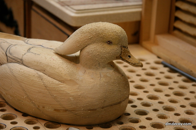 Finish carving