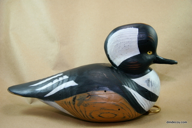 Simulated-antique merganser, right