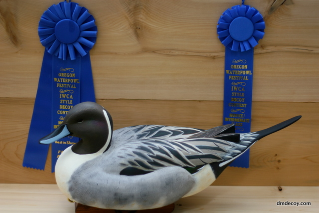 Best of Show winning pintail decoy