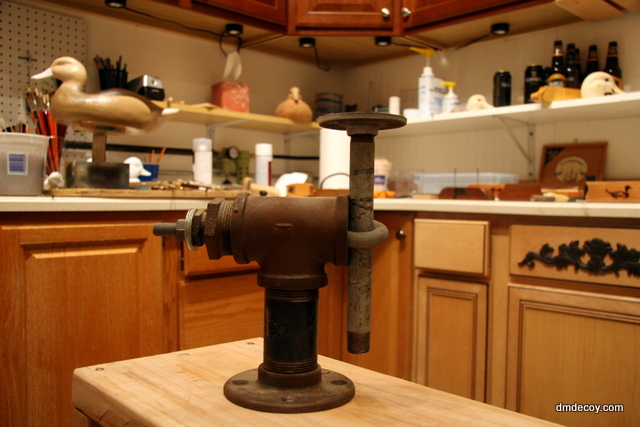 Old shop-made vise